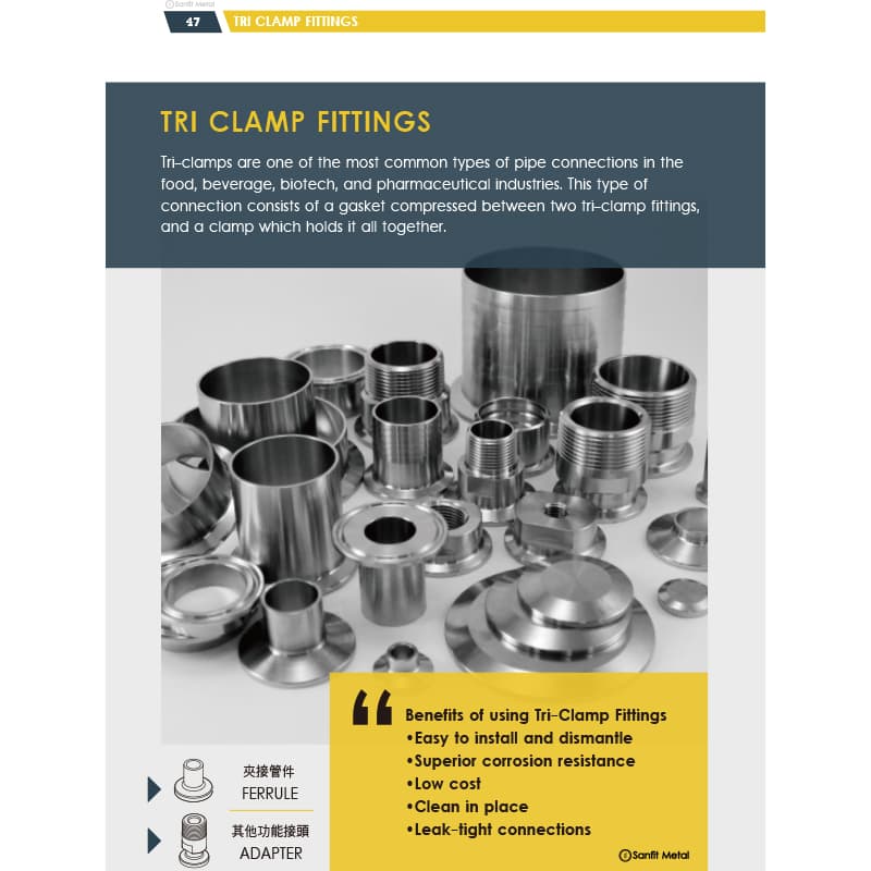 TRI-CLAMP FITTINGS