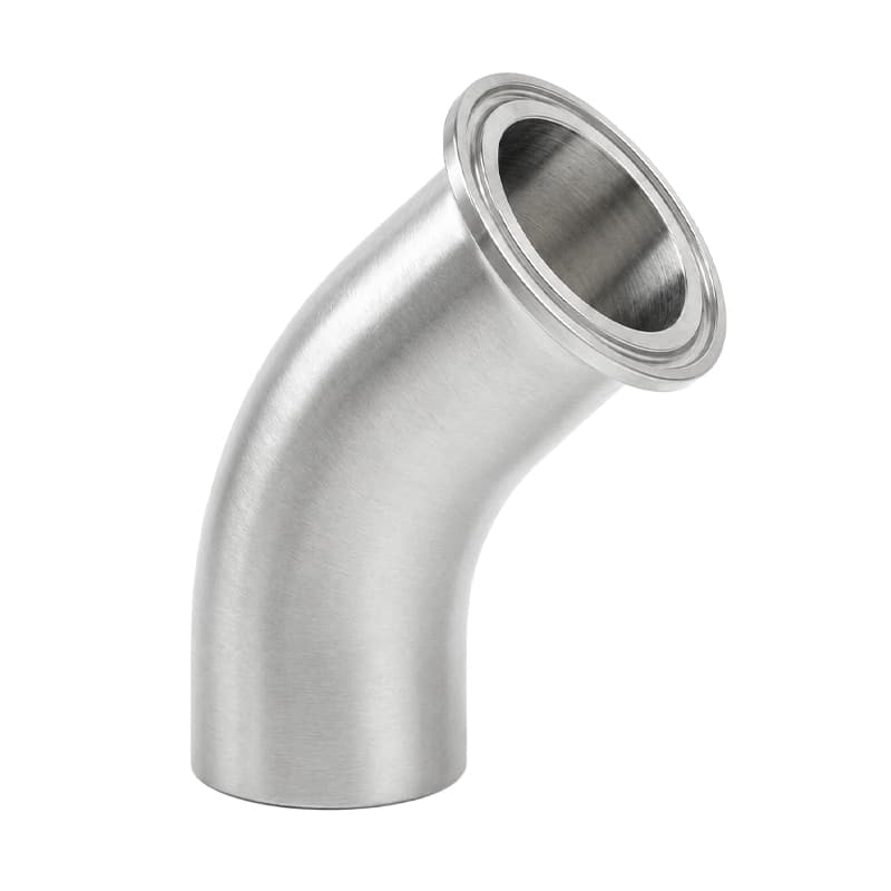 45° One End Clamp Long Elbow