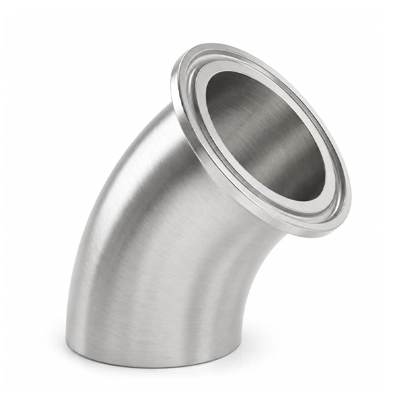 45° One End Clamp Short Elbow