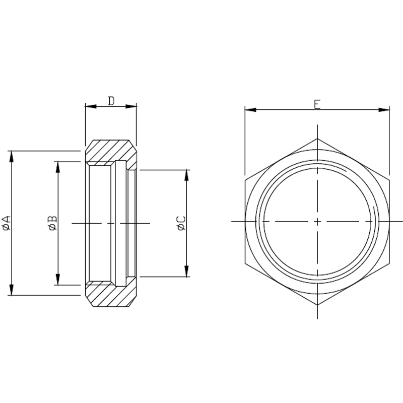 3A-13H Hex Nut