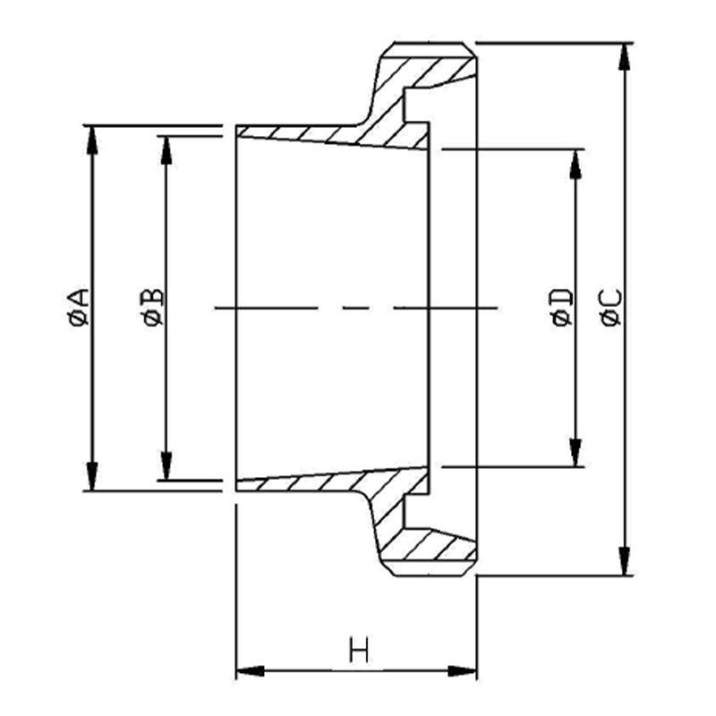 DIN-15-ISO Welding Male Part
