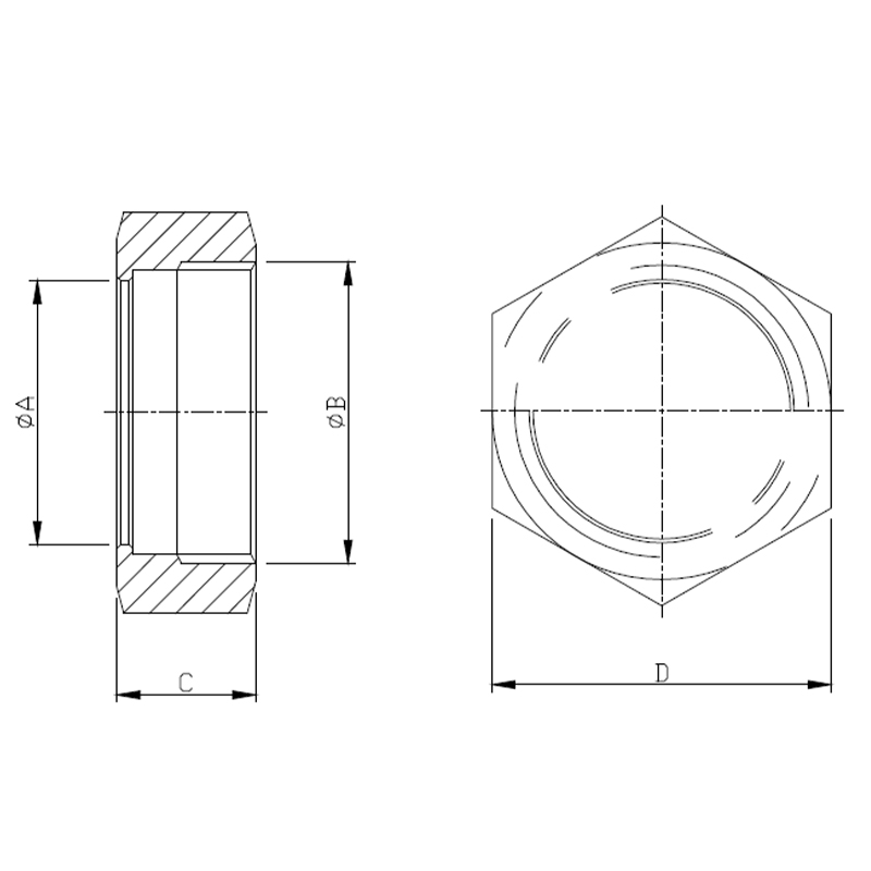 IDF-13H Hex Nut