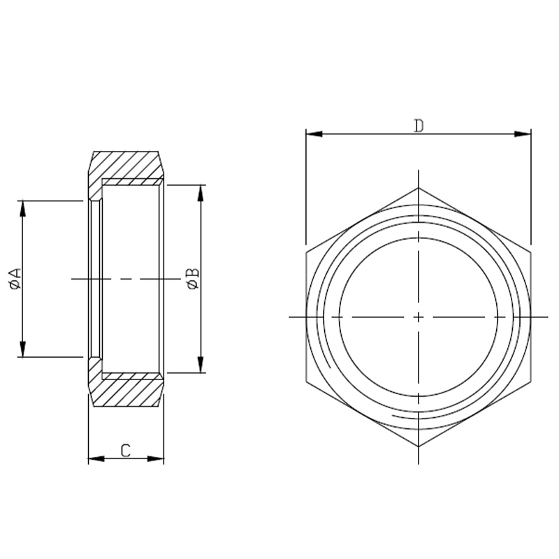 RJT-13H Hex Nut