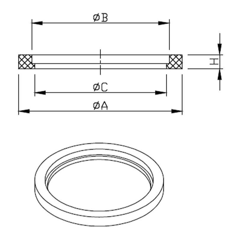 SMS(BR) Union Gasket