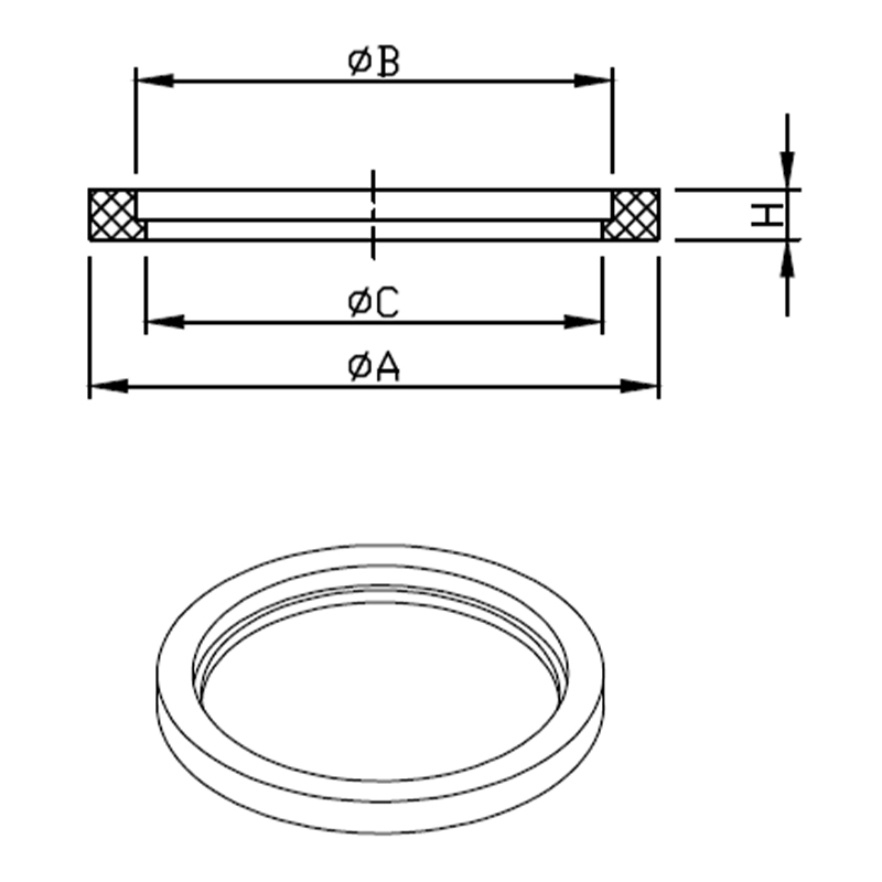 SMS(DM) Union Gasket