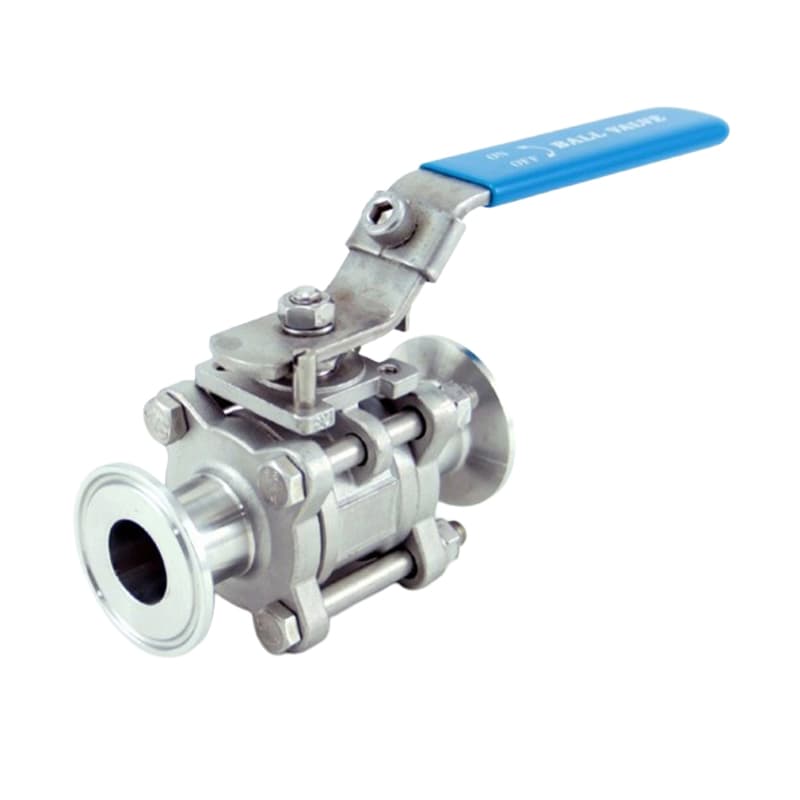 2-Way Ball Valve Clamp End