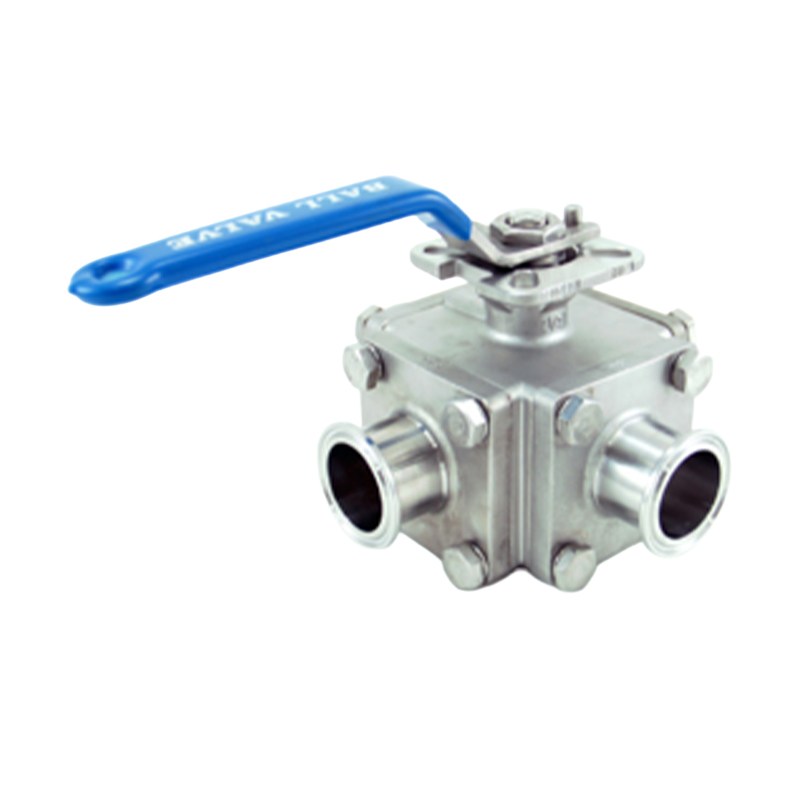 3-Way Ball Valve Clamp End